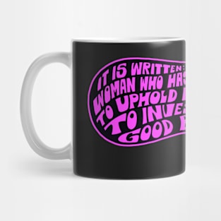 Woman Up! Sticker Mug